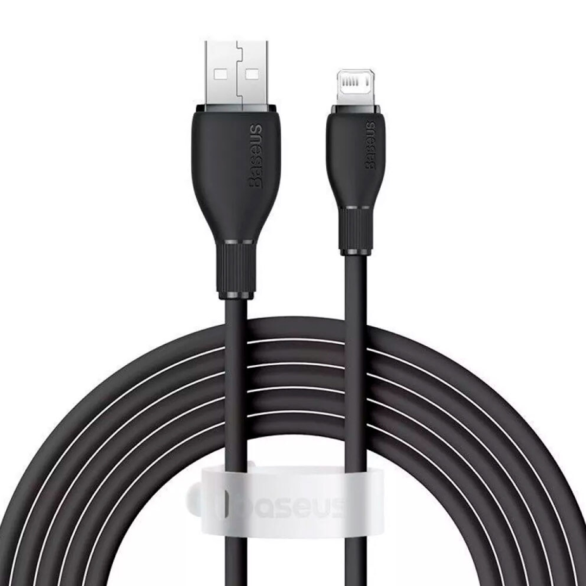 کابل لایتنینگ باسئوس Pudding Series مدل P10355700111 طول 1.2 متر کابل لایتنینگ باسئوس Pudding Series مدل P10355700111 طول 1.2 متر