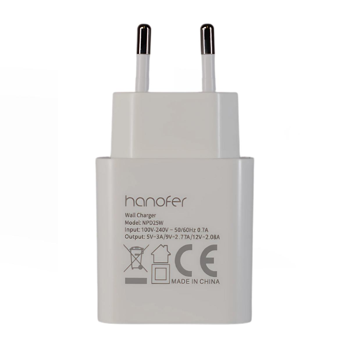 شارژر دیواری هانوفر مدل NPD25w توان 25 وات