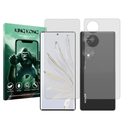 محافظ صفحه نمایش شفاف گوشی آنر 90 کینگ کونگ مدل Tough به همراه محافظ پشت گوشی محافظ صفحه نمایش شفاف گوشی آنر 90 کینگ کونگ مدل Tough به همراه محافظ پشت گوشی
