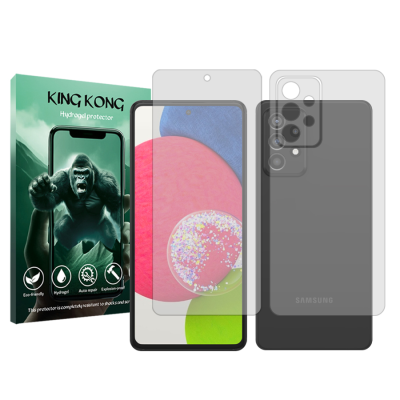 محافظ صفحه نمایش شفاف گوشی سامسونگ Galaxy A52s 5G کینگ کونگ مدل Tough به همراه محافظ پشت گوشی