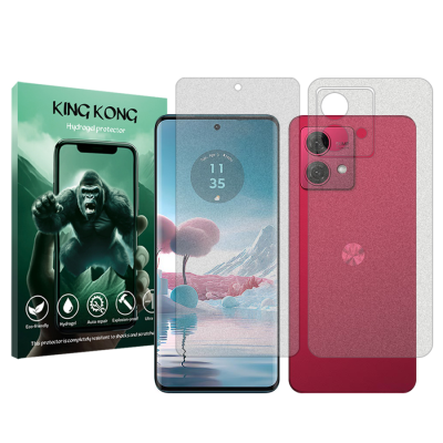 محافظ صفحه نمایش مات گوشی موتورولا Moto G84 کینگ کونگ مدل Tough به همراه محافظ پشت گوشی