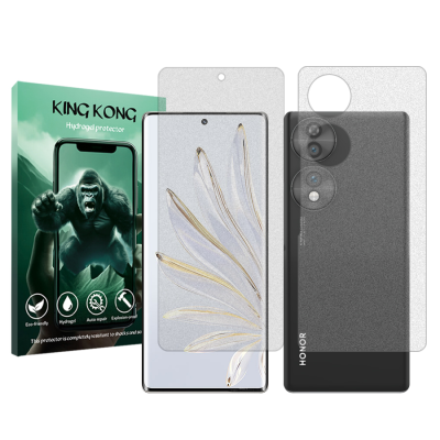 محافظ صفحه نمایش مات گوشی آنر 90 کینگ کونگ مدل Tough به همراه محافظ پشت گوشی