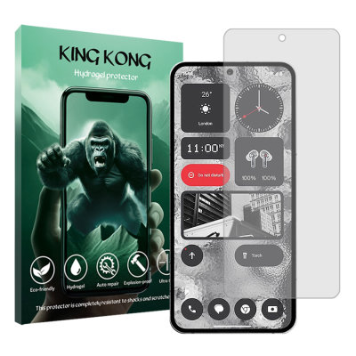 محافظ صفحه نمایش شفاف گوشی ناتینگ Phone 2 کینگ کونگ مدل Tough