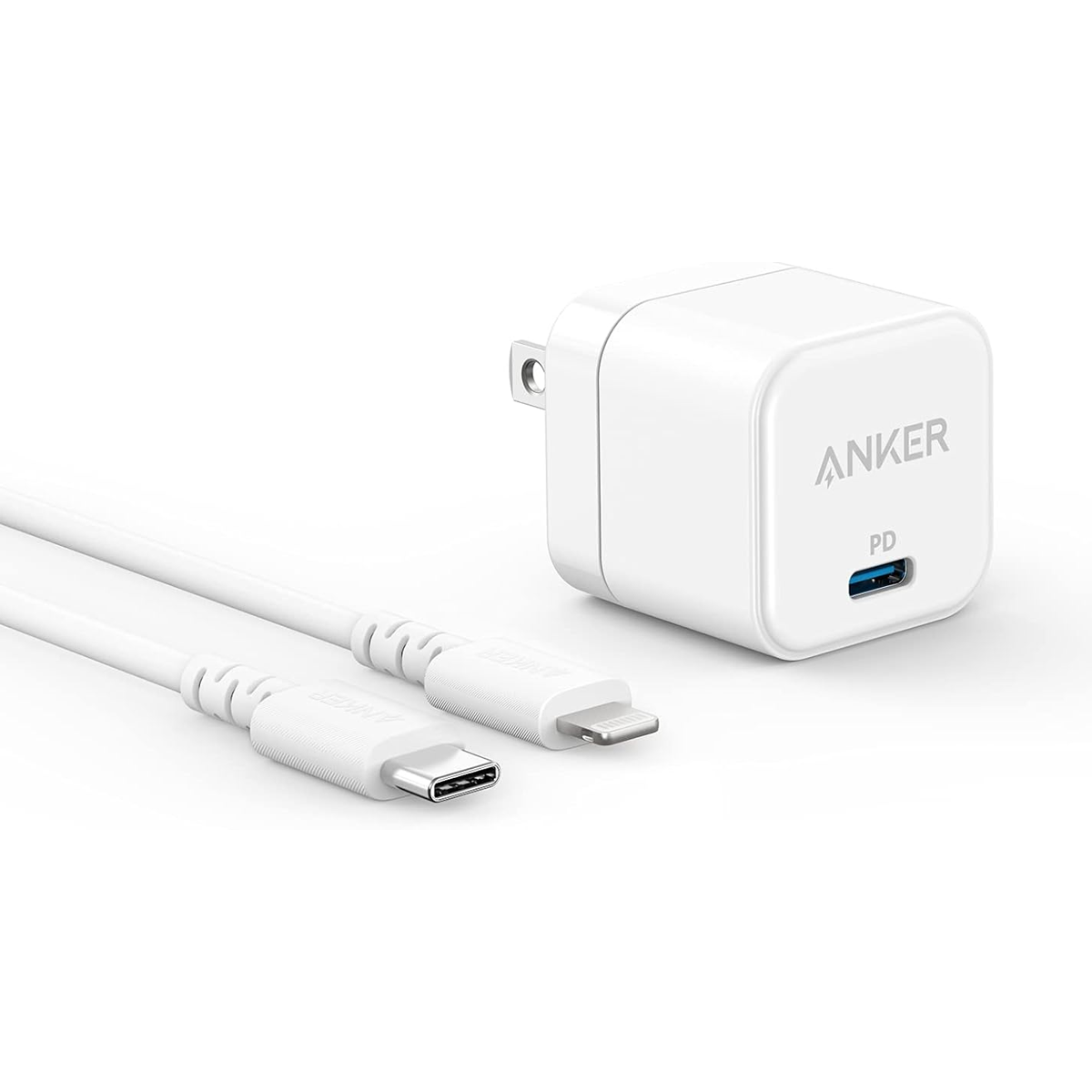 شارژر دیواری انکر مدل PowerPort III A2149 توان 20 وات به همراه کابل تایپ سی به لایتنینگ-small-image