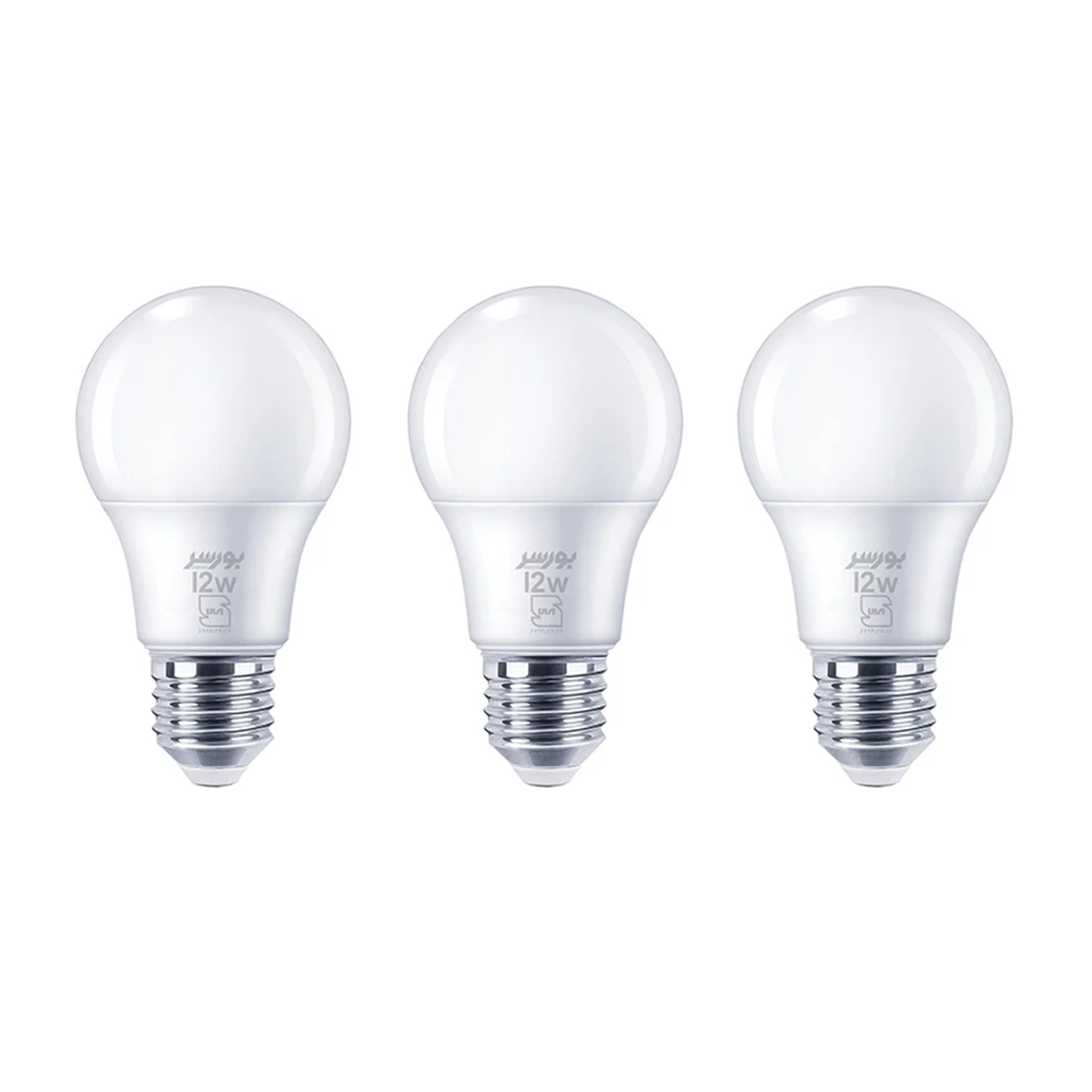 لامپ LED حبابی 12 وات بورسر مدل A65 پایه E27 پک 3 عدد لامپ LED حبابی 12 وات بورسر مدل A65 پایه E27 پک 3 عدد-small-image