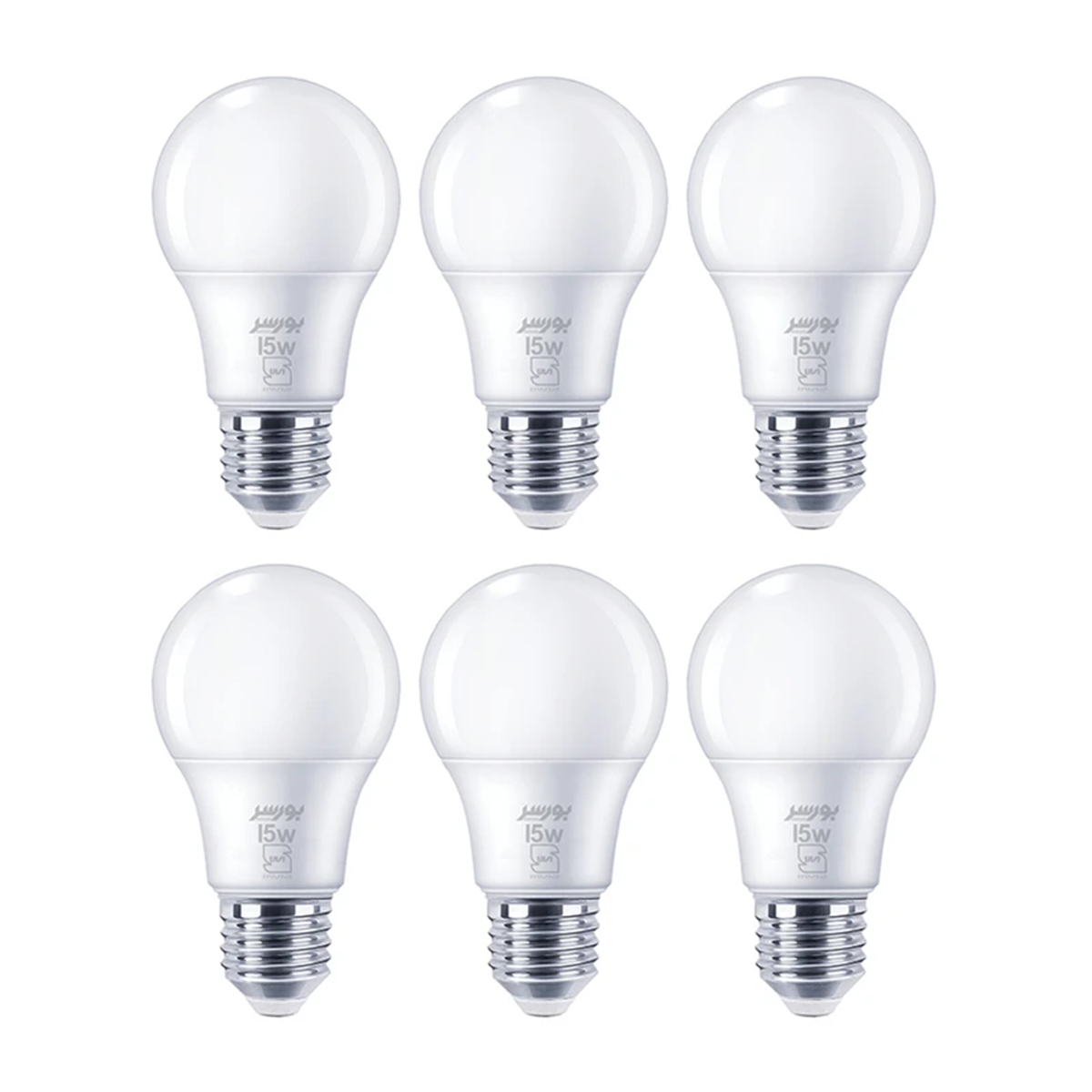 لامپ LED حبابی 15 وات بورسر مدل A70 پایه E27 پک 6 عدد لامپ LED حبابی 15 وات بورسر مدل A70 پایه E27 پک 6 عدد-small-image