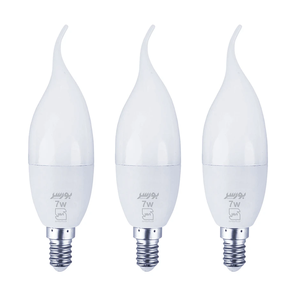لامپ LED اشکی 7 وات بورسر مدل CL37 پایه E14 پک 3 عدد