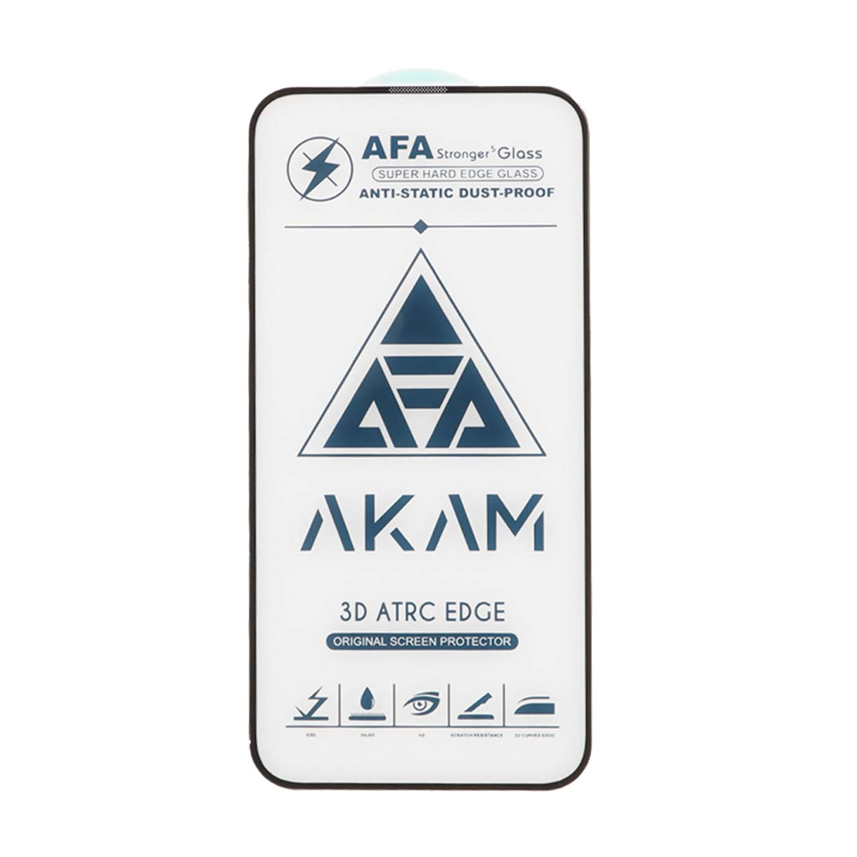 محافظ صفحه نمایش شیشه ای گوشی اپل iphone 13 Pro Max - 14 Plus آکام مدل Full Cover ESD