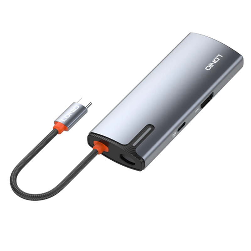 هاب USB-C الدینیو 5 پورت مدل DS-15H هاب 5 پورت USB-C الدینیو مدل DS-15H
