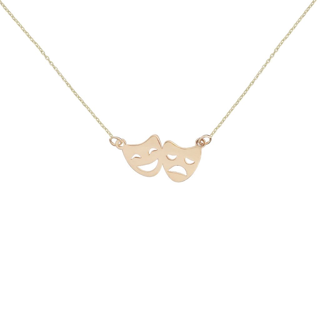 گردنبند طلا 18 عیار زنانه قو طلایی طرح تئاتر گردنبند طلا 18 عیار زنانه قو طلایی طرح تئاتر