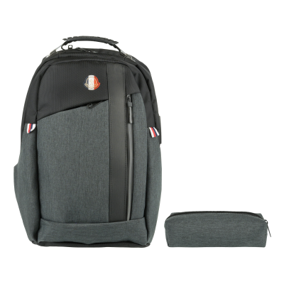 کوله پشتی لپ تاپ 15.6 اینچی مونکلر مدل MCL به همراه جا مدادی