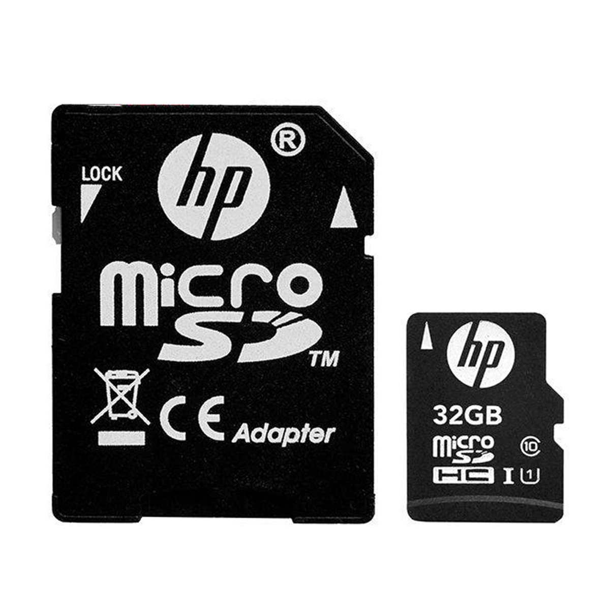 کارت حافظه microSDHC اچ پی کلاس 10 استاندارد UHS-I U1 مدل mi210 ظرفیت 32 گیگابایت به همراه آداپتور SD