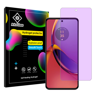 محافظ صفحه نمایش آنتی پرپل گوشی موتورولا Moto G84 آرکا گلس مدل Tough