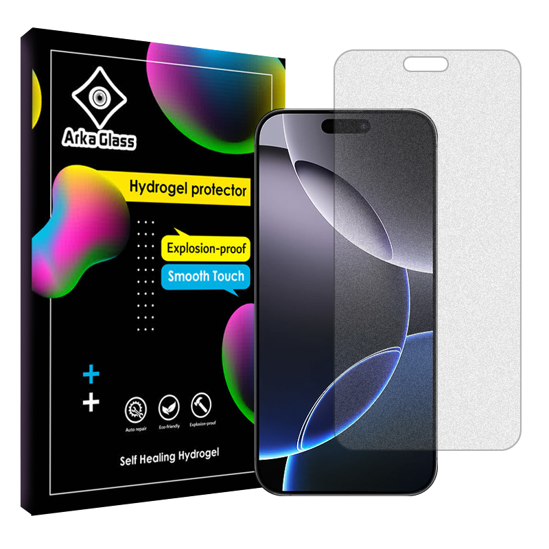 محافظ صفحه نمایش مات گوشی اپل iPhone 16 Pro Max آرکا گلس مدل Tough