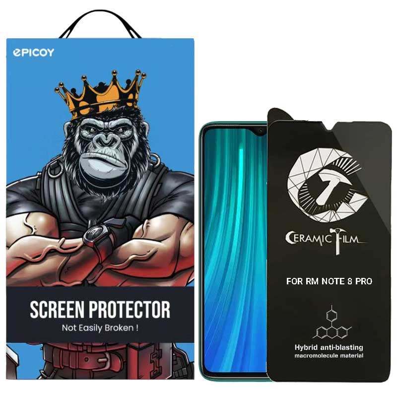 محافظ صفحه نمایش سرامیکی گوشی شیائومی Redmi Note 8 Pro اپیکوی مات مدل CR7-M