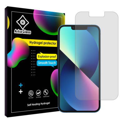 محافظ صفحه نمایش شفاف گوشی اپل iPhone 13 آرکا گلس مدل Tough