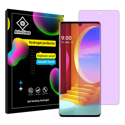 محافظ صفحه نمایش ضد اشعه بنفش گوشی ال جی Velvet آرکا گلس مدل Tough