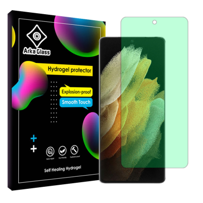 محافظ صفحه نمایش گرین لایت گوشی سامسونگ Galaxy S21 Ultra 5G آرکا گلس مدل Tough