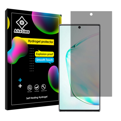 محافظ صفحه نمایش حریم شخصی گوشی سامسونگ Galaxy Note10 Plus آرکا گلس مدل Tough محافظ صفحه نمایش حریم شخصی گوشی سامسونگ Galaxy Note10 Plus آرکا گلس مدل Tough