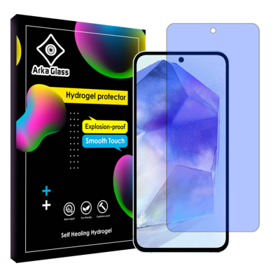 محافظ صفحه نمایش ضد اشعه آبی گوشی سامسونگ Galaxy A55 5G آرکا گلس مدل Tough