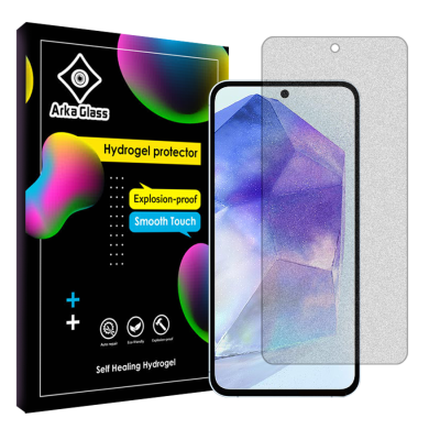 محافظ صفحه نمایش مات گوشی سامسونگ Galaxy A55 5G آرکا گلس مدل Tough محافظ صفحه نمایش مات گوشی سامسونگ Galaxy A55 5G آرکا گلس مدل Tough