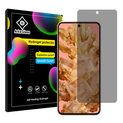 محافظ صفحه نمایش حریم شخصی گوشی گوگل Pixel 8 آرکا گلس مدل Tough