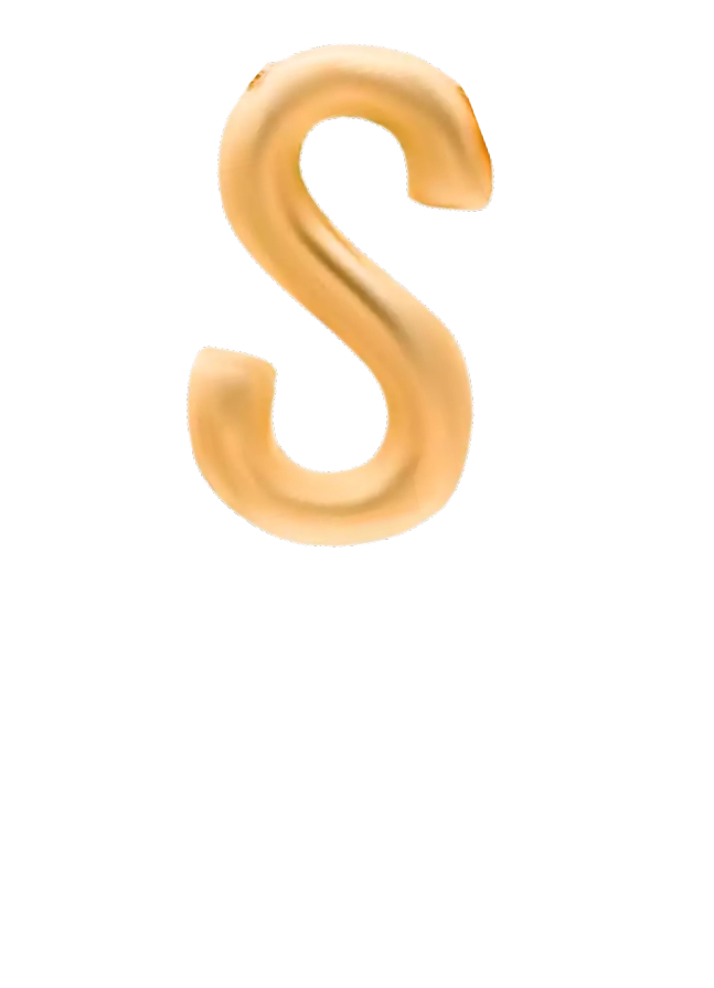 پلاک طلا 18 عیار زنانه اپال گلد مدل حرف هلیومی S