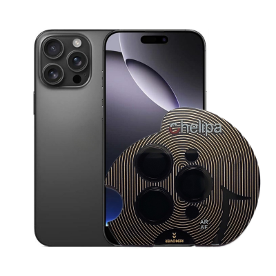 محافظ لنز دوربین گوشی اپل iPhone 16 Pro چلیپا مدل Titanium