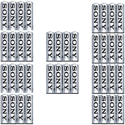 باتری نیم قلمی سونی مدل New Ultra بسته 40 عددی باتری نیم قلمی سونی مدل New Ultra بسته 40 عددی