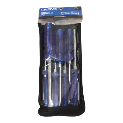 پیچ گوشتی ضربه خور نووا مدل 2171 مجموعه 7 عددی پیچ گوشتی ضربه خور نووا مدل 2171 مجموعه 7 عددی