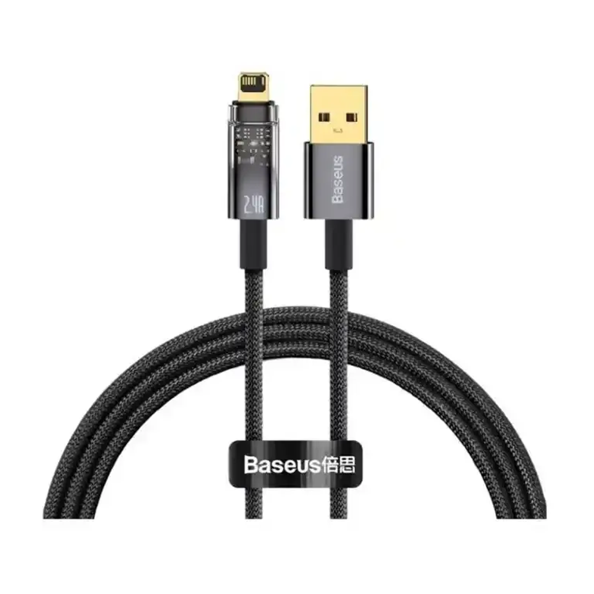 کابل لایتنینگ باسئوس مدل Explorer Series Auto Power-Off طول 1 متر