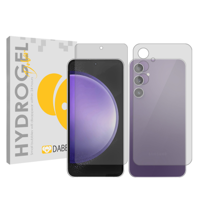 محافظ صفحه نمایش شفاف گوشی سامسونگ Galaxy S23 FE دبن مدل Tough به همراه محافظ پشت گوشی