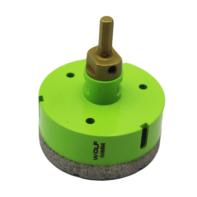 گردبر فرزی سنگ و سرامیک ولف مدل YP-090 به همراه رابط تبدیل به دریل سایز90 میلی متر گردبر فرزی سنگ و سرامیک ولف مدل YP-090 به همراه رابط تبدیل به دریل سایز90 میلی متر