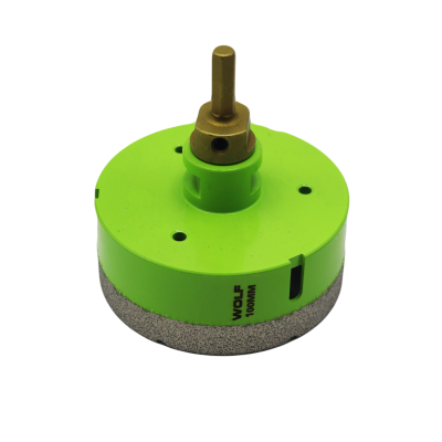 گردبر فرزی سنگ و سرامیک ولف مدل YP-0100 به همراه رابط تبدیل به دریل سایز 100 میلی متر گردبر فرزی سنگ و سرامیک ولف مدل YP-0100 به همراه رابط تبدیل به دریل  سایز 100 میلی متر