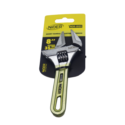 آچار فرانسه نیدر مدل YP-NDR-8101-35MM-14CM سایز 8 اینچ آچار فرانسه نیدر مدل YP-NDR-8101-35MM/14CM سایز 8 اینچ