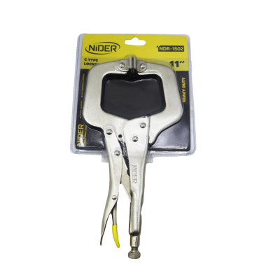 انبر قفلی ورق گیر نیدر مدل فک لقلقه ای کد YP-NDR-1502-280MM سایز 11 اینچ انبر قفلی ورق گیر نیدر مدل فک لقلقه ای کد YP-NDR-1502-280MM سایز 11 اینچ