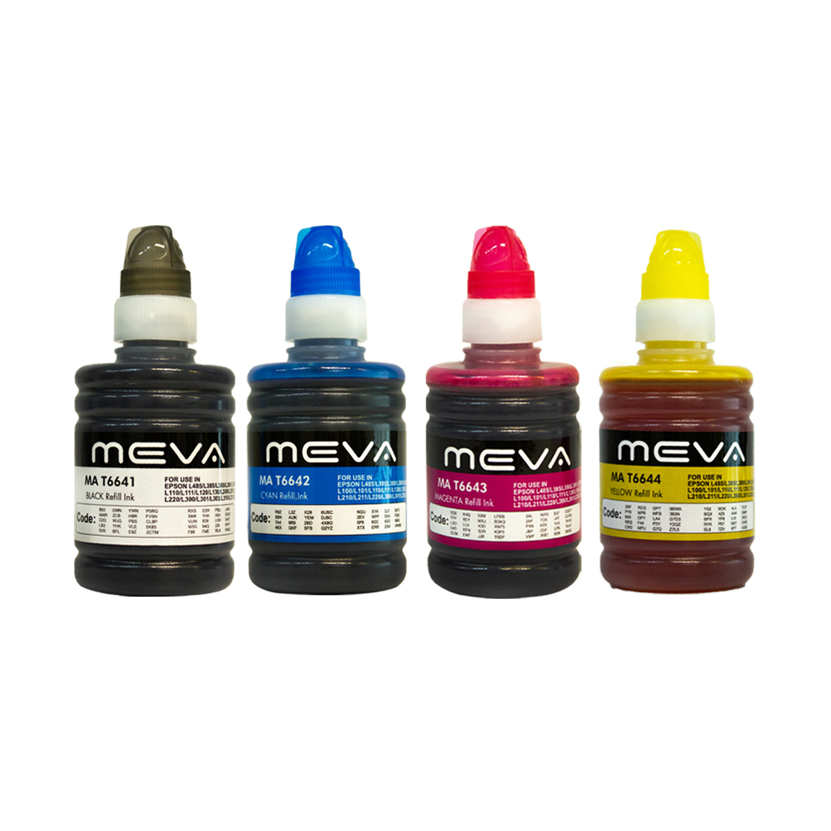 جوهر پرینتر میوا مدل MA-T664x چهار رنگ