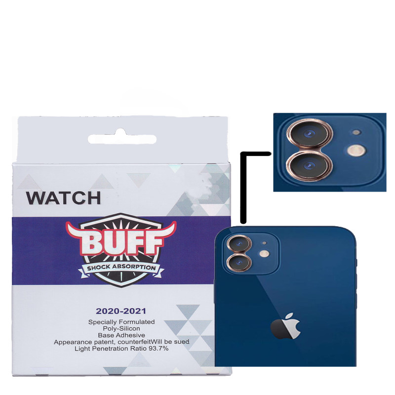 محافظ لنز دوربین گوشی اپل iPhone 11 / iPhone 12 / iPhone 12 Mini بوف مدل Spinner