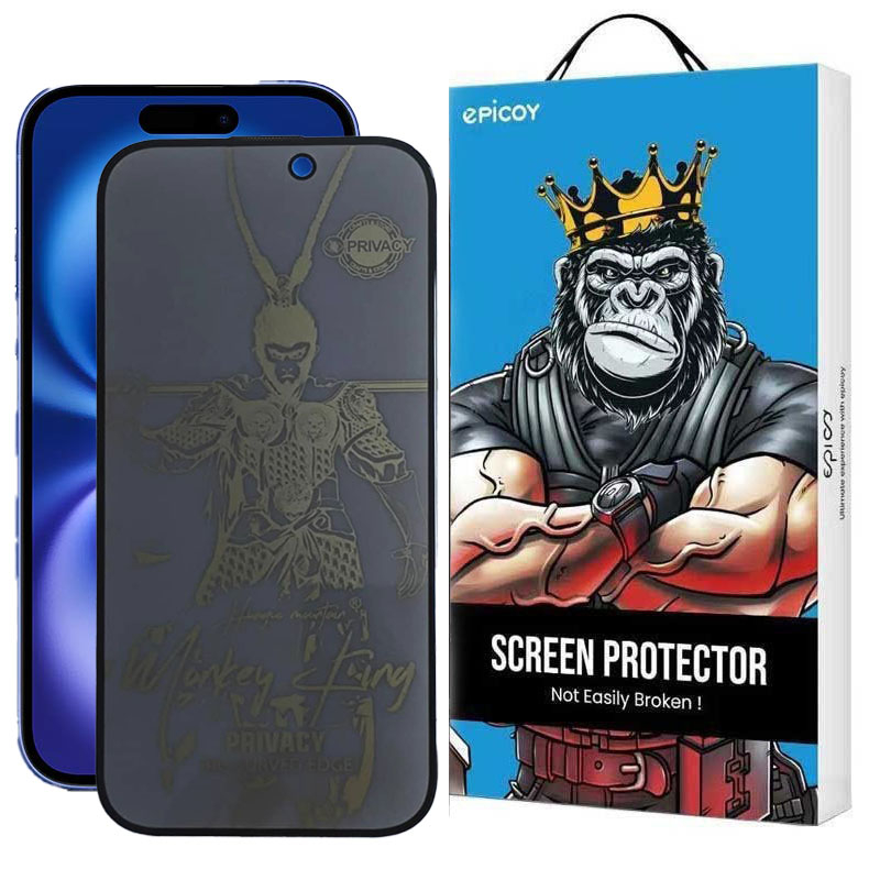محافظ صفحه نمایش حریم شخصی گوشی اپل iPhone 16-15-14 Pro اپیکوی مدل wukong privacy