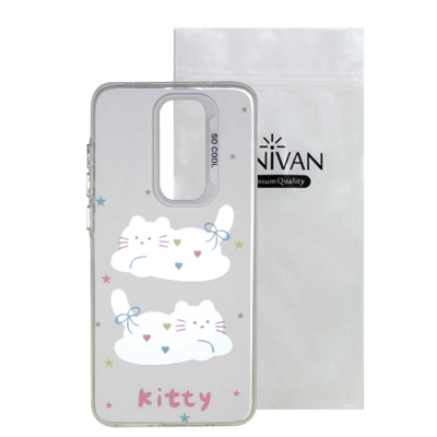 کاور گوشی شیائومی Redmi Note 8 Pro سانیوان مدل فانتزی طرح Kitty