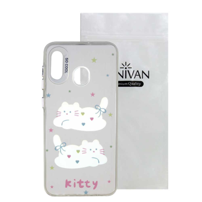 کاور گوشی سامسونگ Galaxy A20 سانیوان مدل فانتزی طرح گربه