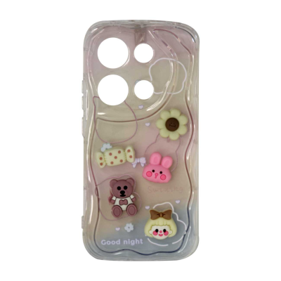 کاور گوشی شیائومی Redmi Note 13 Pro 4G مدل عروسکی فانتزی طرح کیوت