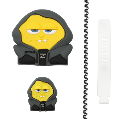 محافظ کابل و شارژر 20W اپل وال کیس طرح باب اسفنجی