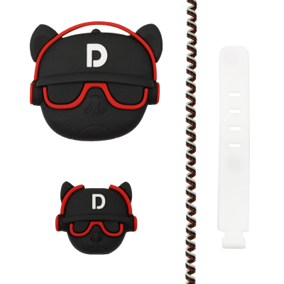 محافظ کابل و شارژر 20W اپل وال کیس طرح بولداگ