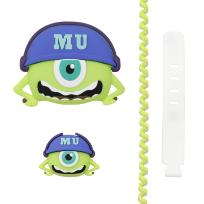 محافظ شارژر دیواری وال کیس طرح مایک کوچولو به همراه محافظ کابل