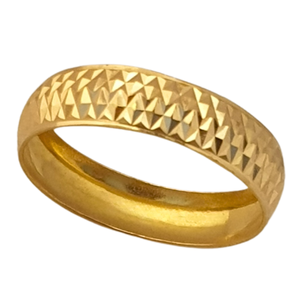 انگشتر طلا 18 عیار زنانه نوا گلد طرح حلقه ای مدل دکو 27501 سایز 61