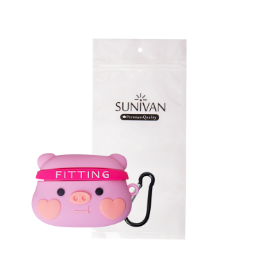 کاور کیس اپل ایرپاد پرو سانیوان مدل عروسکی فانتزی طرح خوک ورزشکار