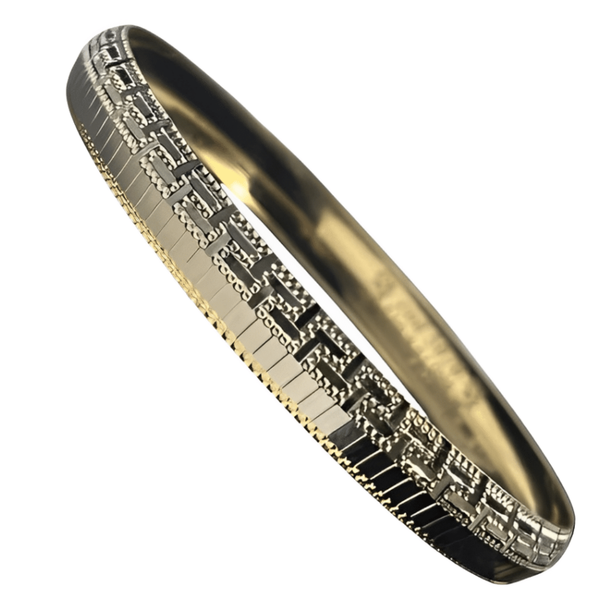 النگو طلا سایز 3 نوا گلد طرح ورساچه مدل نوا سفید کد 24265