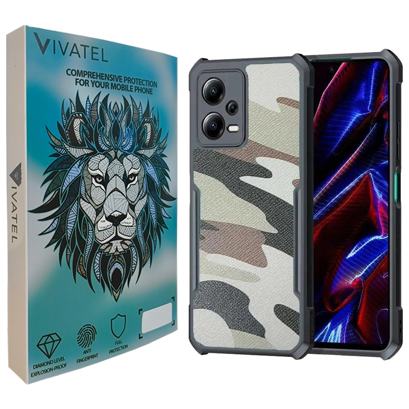 کاور ویواتل مدل XUNOD Camo مناسب برای گوشی موبایل  شیائومی Poco X5 / Redmi Note 12 5G