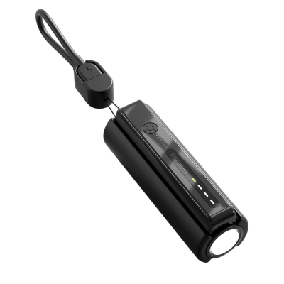 پاوربانک لولو مدل nova ظررفیت 5000 میلی آمپر ساعت به همراه چراغ قوه